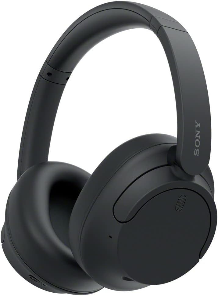 Sony WH-CH720N Auriculares inalámbricos con cancelación de ruido Bluetooth sobre la oreja con micrófono y Alexa integrado, color negro